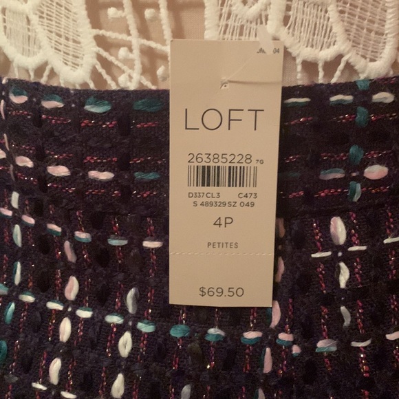 NWT LOFT Tweed Skirt - Picture 7 of 7